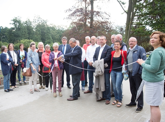 inhuldiging parking 'groene hoek'