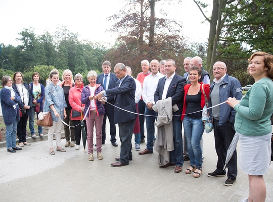 inhuldiging parking 'groene hoek' inhuldiging parking 'groene hoek'