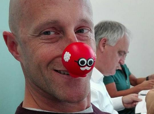 Koen Verberck en co steunt de Rode Neuzenactie Koen Verberck en co steunt de Rode Neuzenactie